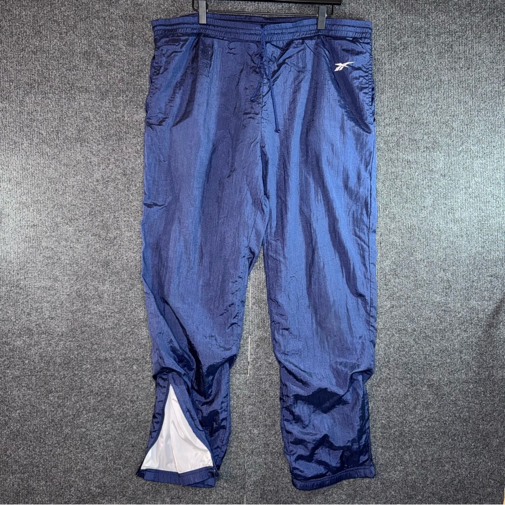 Vintage Reebok Men's Navy Track Pants